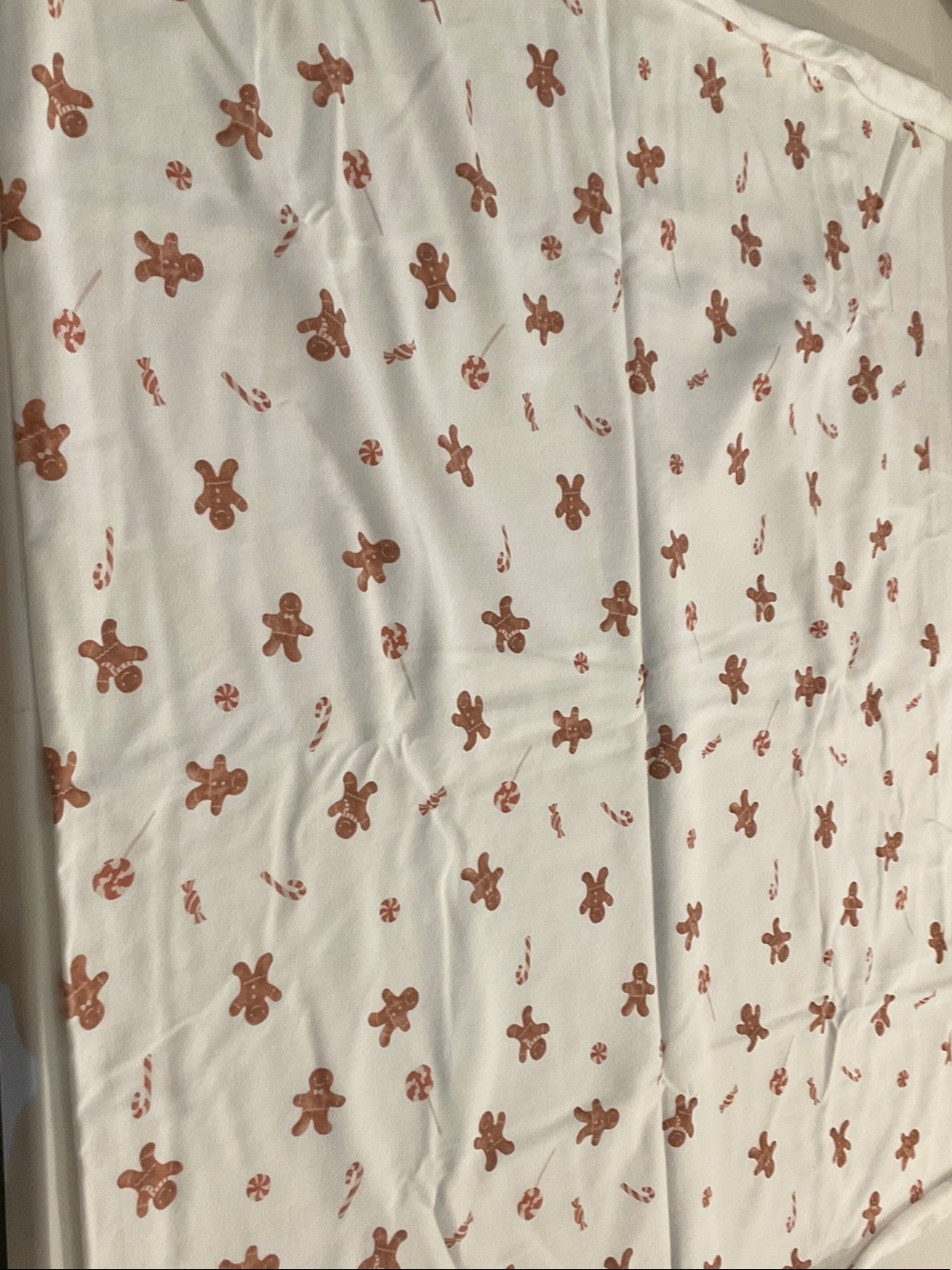 1 Yard Stretch Serger Fabric Holiday Gingerbread